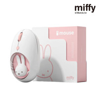 Miffy BM02 Dual Mode 無線滑鼠 - 電池版-粉色 | 靜音按鍵設計 | 三檔可調式 DPI | 雙模連線一鍵切換 | 香港行貨