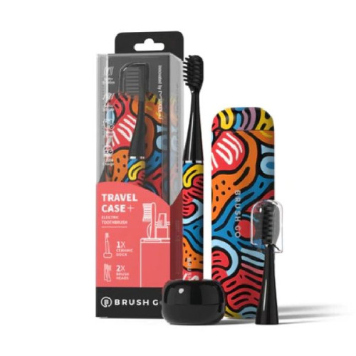 Brush Go CI-900S SlimPro i4 旅行電動牙刷 - PopArt | 全球最薄1.4cm機身 | 每分鐘20000次聲波震動 | 香港行貨