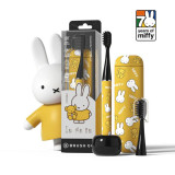 Brush Go × Miffy SlimPro i4 旅行電動牙刷 - 黃色 | Miffy 70週年限量版 | 1.4cm機身 | 三種清潔模式 | 香港行貨