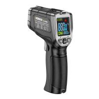 KOMAX 光電感測紅外測溫槍 | -50~500°C溫度測量範圍 | 13點環形鐳射定位 | 0.5秒快速測溫 | 高低溫聲光報警