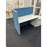 全布藝辦公桌專用屏風 - W140*H120cm (32mm厚度) | 多款顏色 | 包安裝及送貨