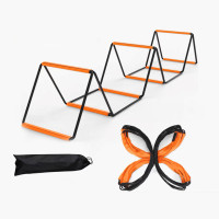 田徑專業可折疊體能步伐訓練蝴蝶敏捷梯 - 20格(8m) | 隨身折疊收納 | 防滑穩固設計 | 提升爆發力 | 優化步伐節奏