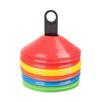 多功能訓練輔助標誌碟 - 黑色置物架 | 高視覺度定位標誌 | 防滑耐磨耐用 | 輕巧易攜快速佈置 | 多場景適配訓練