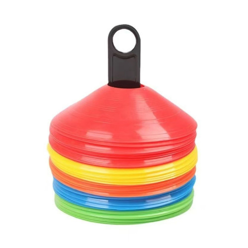 多功能訓練輔助標誌碟 - 黑色置物架 | 高視覺度定位標誌 | 防滑耐磨耐用 | 輕巧易攜快速佈置 | 多場景適配訓練