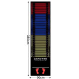 立定跳遠測試專用墊 - 350*90cm | 防滑耐磨 | 訓練便攜器材 | 運動達標專用 | 加厚減震 | 防滑紋理設計