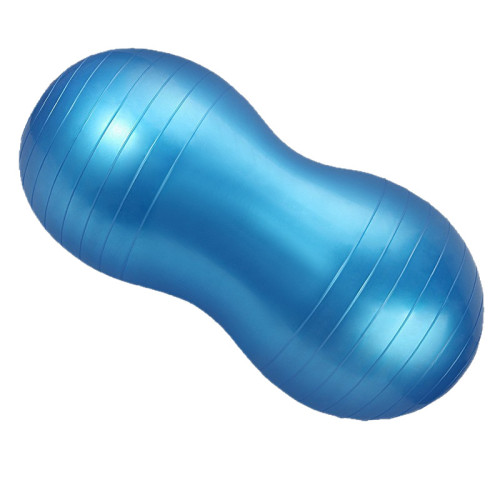 瑜珈運動健身輔助充氣花生球 - 霧藍 | 加厚防暴 | 女生美體訓練 | 安全抗壓 | 防滑耐磨 | 塑形燃脂