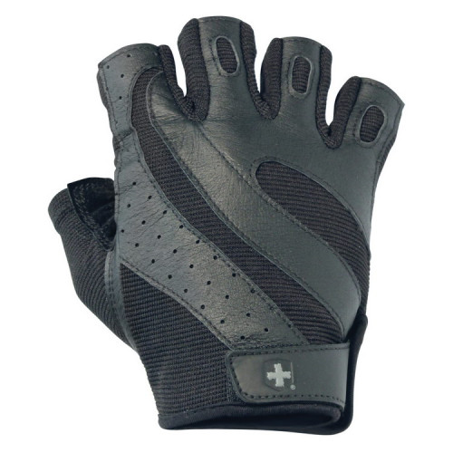 HARBINGER 360234 Men Pro 運動手套-L | 雙層皮革掌面 | 腕部可調節 | 香港行貨