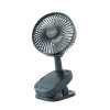 共田F15B 多功能小風扇-黑色 | 可立可夾可掛 | 4檔風力調節 | 雙電池續航
