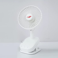 共田F15B 多功能小風扇-白色 | 可立可夾可掛 | 4檔風力調節 | 雙電池續航