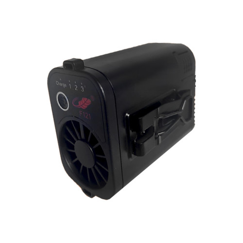 共田 F121多功能掛腰風扇-黑色 | 三檔調控 | 夏日消暑 | Type-C快速充電