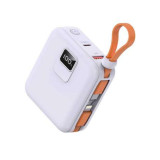 韓國 KTG T102 10000mAh QC+PD 22.5W超急速充電寶-白色 | LED電量顯示屏 | 内置兩條線充電 | 香港行貨