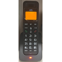 韓國KTG DP-181 室内免提來電顯示無線電話 | 家用電話 | 琥珀色背光LCD顯示屏 | 香港行貨 - 黑色