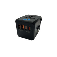 韓國KTG HHT904 20W PDQC充電旅行充電轉插 | 支援4種旅行插頭(UK/AUS/EU/US) | 適用於環球大部分地區 | 香港行貨 | 6個月保養