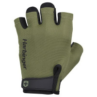 HARBINGER Power2.0 男裝訓練健身手套- 綠色M碼 H22262