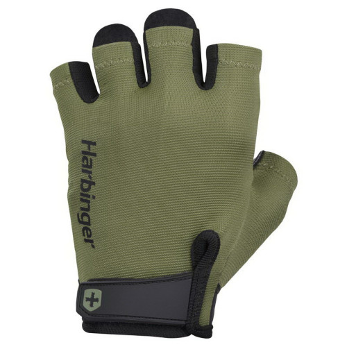 HARBINGER Power2.0 男裝訓練健身手套- 綠色M碼 H22262