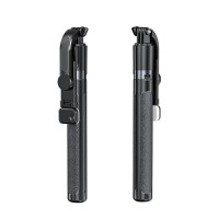 StartX 智慧防抖超便攜自拍杆 - 黑色 | 1.88米超廣角 | 三軸防抖雲臺 | 附帶三重補光燈