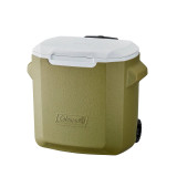 Coleman 28QT 26L 有轆冰箱 - 橄欖綠 | 保冷長達2天 | 可拖行設計 | 伸縮手柄與堅固滾輪 | 香港行貨