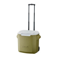 Coleman 28QT 26L 有轆冰箱 - 橄欖綠 | 保冷長達2天 | 可拖行設計 | 伸縮手柄與堅固滾輪 | 香港行貨