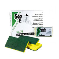 3M #74 思高商用雙功能刮擦吸水百潔海綿 (20塊/盒)