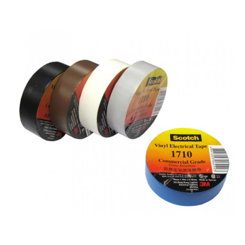 3M 1710 阻燃電氣絕緣膠帶 - 紅色 18毫米 x 10米