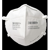 3M 9501+ KN95/P2 耳掛式摺疊即棄防護口罩 成人(50個/盒)