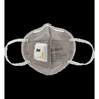 3M 9541V KN95 帶呼氣閥耳掛式摺疊即棄活性碳防護口罩 成人(20個/盒)