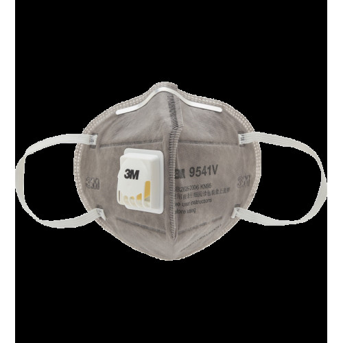 3M 9541V KN95 帶呼氣閥耳掛式摺疊即棄活性碳防護口罩 成人(20個/盒)