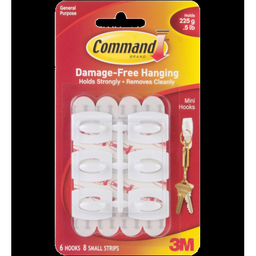 3M Command™ 無痕™ 迷你掛鈎 17006HK