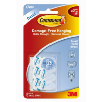 3M Command™ 無痕™ 透明補充膠貼 - 小型 17024CLR