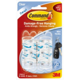 3M Command™ 無痕™ 透明迷你掛鈎 17006CLR-HK