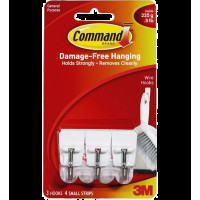 3M Command™ 無痕™ 鐵線掛鈎 - 小型 17067