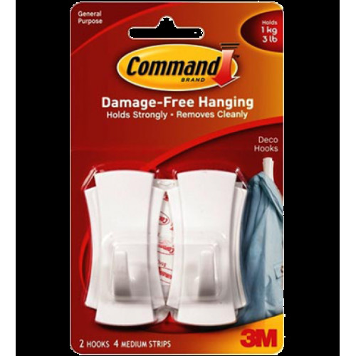 3M Command™ 無痕™ 一般中型掛鈎 17080HK