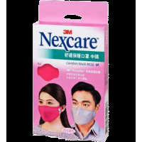 3M Nexcare 舒適口罩(中碼)桃紅色