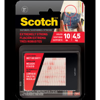 3M Scotch® 6730 超強力魔術貼(蘑菇搭扣設計)透明(戶外用) - 1寸 * 3 呎