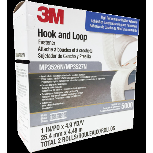 3M 魔術貼(白色) - 1吋 x 5碼