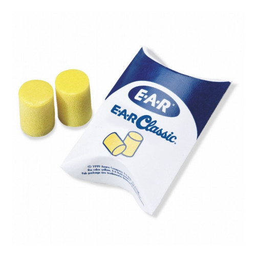 3M™ E-A-R™ Classic™ 圓柱型耳塞 (200對/盒)