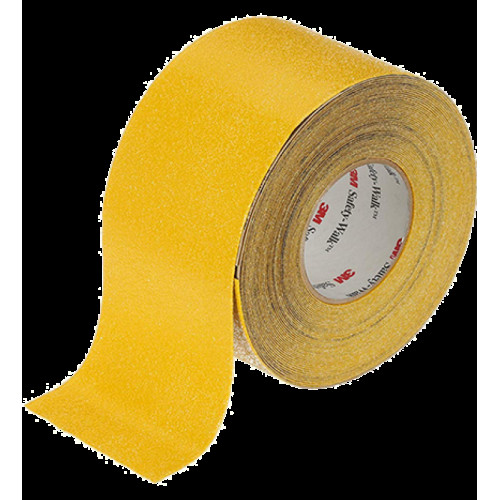 3M™ Safety-Walk™ 專業礦砂安全防滑貼 - 530, 安全黃色, 4吋 x 60呎