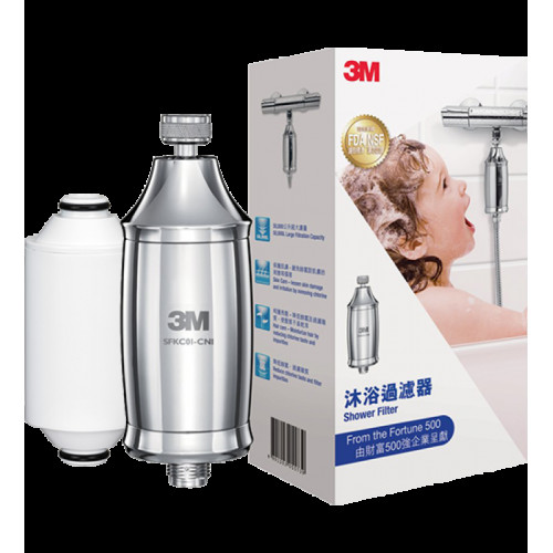 3M™ 沐浴過濾器連加送替換濾芯套裝 (1外殼+2濾芯)