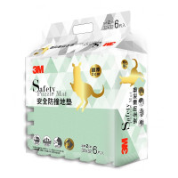 3M™ 兒童安全地墊-方塊型 (晨霧綠色) 6塊/包 升級版金袋鼠
