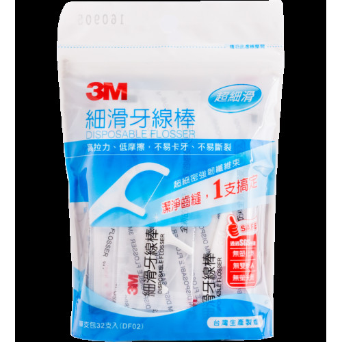 3M™ 細滑牙線棒(32支裝)
