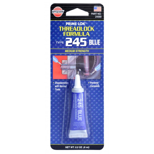 美國威獅牌 24569 藍色鎖螺絲膠 6毫升