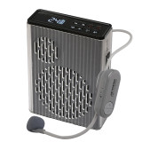 APORO T58 2.4G無線教學擴音機-灰色 | 續航8-12小時 | 雙單元喇叭系統 | 多種播放模式