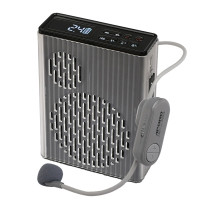 APORO T58 2.4G無線教學擴音機-灰色 | 續航8-12小時 | 雙單元喇叭系統 | 多種播放模式