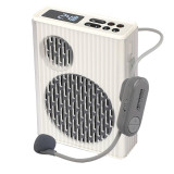 APORO T58 2.4G無線教學擴音機-白色 | 續航8-12小時 | 雙單元喇叭系統 | 多種播放模式