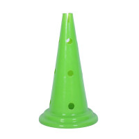多功能圓底帶孔50cm訓練標志桶 - 綠色 | 抗衝擊不易變形 | 體育訓練必備 | 底部加寬設計