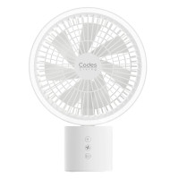 Codes Codes 無線360°座枱風扇 - 白色 | 免插電無線使用 | 全自動360°環迴送風 | 香港行貨