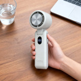 Codes Codes 高速製冷手持小風扇 - 白色 | 1-100檔無極風速調控 | 半導體極速製冷冰感降溫 | 3600mAh長效續航 | 香港行貨