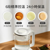 Codes Codes 多功能電熱養生壺 (附茶隔) - 白色 | 多段式溫控保溫 | 多項烹煮模式 | 防乾燒與沸騰防溢安全保護 | 香港行貨