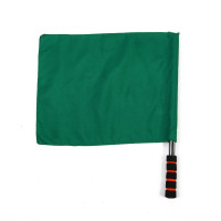 足球運動邊裁專用發令旗 - 綠色 | 精準指示 | 賽事指揮專用 | 高視覺標誌 | 訊號清晰傳遞
