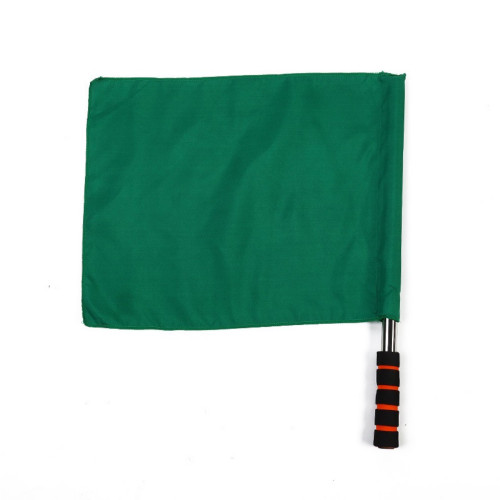 足球運動邊裁專用發令旗 - 綠色 | 精準指示 | 賽事指揮專用 | 高視覺標誌 | 訊號清晰傳遞